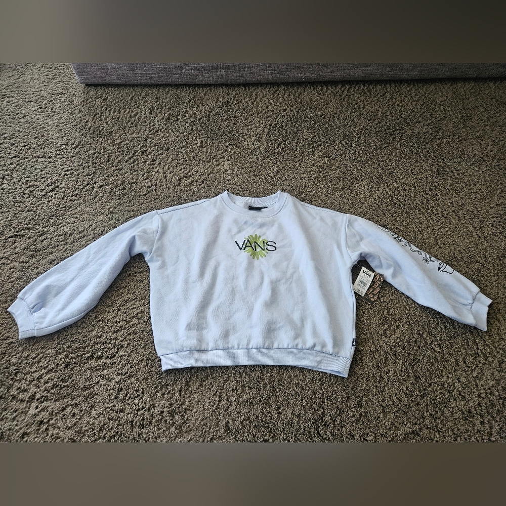 Vans Bee Peace Slouchy Crewneck -  Girls Size L